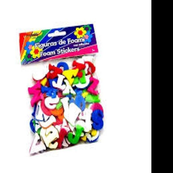 FIGURAS FOAMI CADH. LETRAS Y NUMEROS 1016 E12 C144